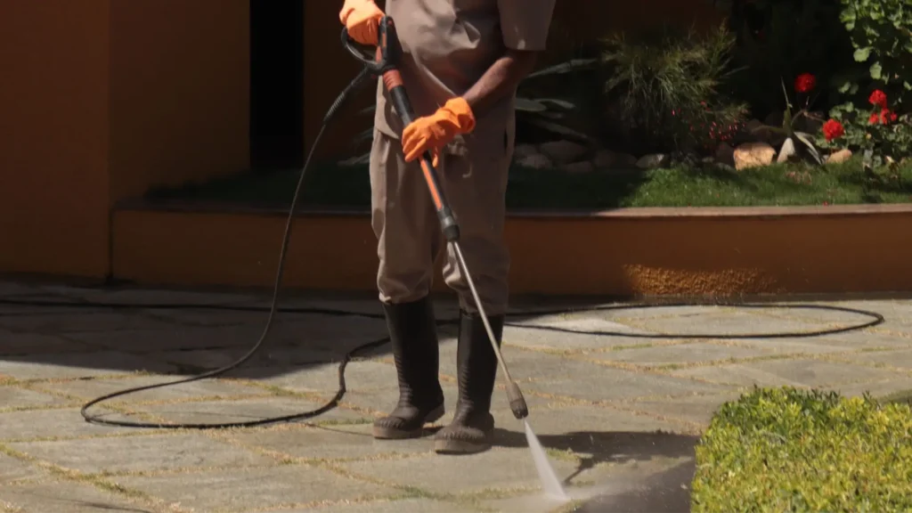 Driveway and patio pressure cleaning services to remove stubborn dirt, mold, and stains.